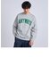 【SHIPS any別注】Champion: ANYロゴ カレッジプリント クルーネック スウェット◇