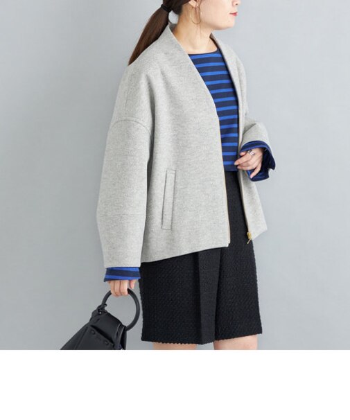 〈手洗い可能〉コクーンジップブルゾン 22FW◇