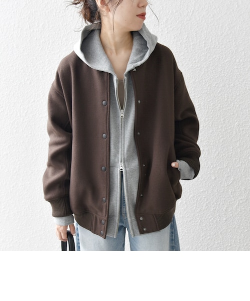 WEB限定】SHIPS any: バーシティ ジャケット 25AW｜シップスの通販