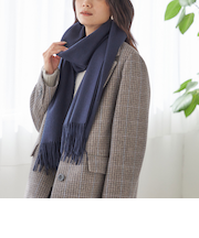 ソリッド カシミヤ ストール