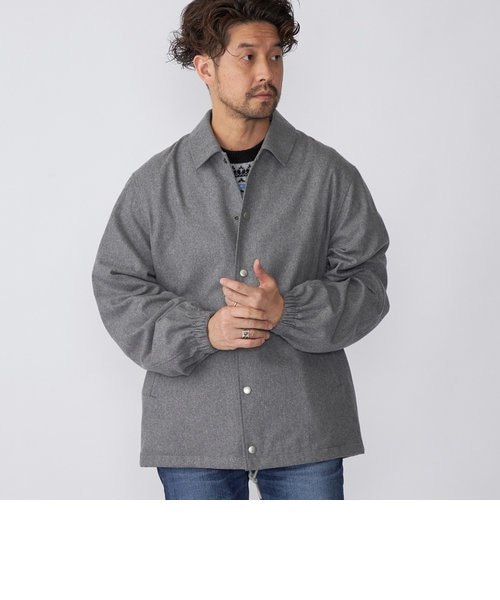 SHIPS スーパー140'S ソロテックス メリノウール コーチジャケット SHIPS: スーパー140'S SOLOTEX(R) メリノウール コーチ