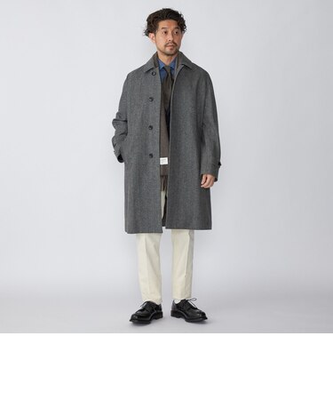 SHIPS: LORO PIANA FABRIC ストーム システム ステンカラー コート 
