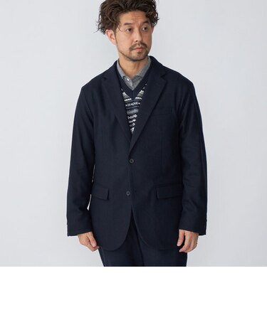 SHIPS:〈セットアップ対応〉ウール フランネル 2B ジャケット