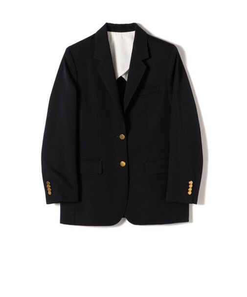 SHIPS Primary Navy Label:ネイビーテーラードジャケット2