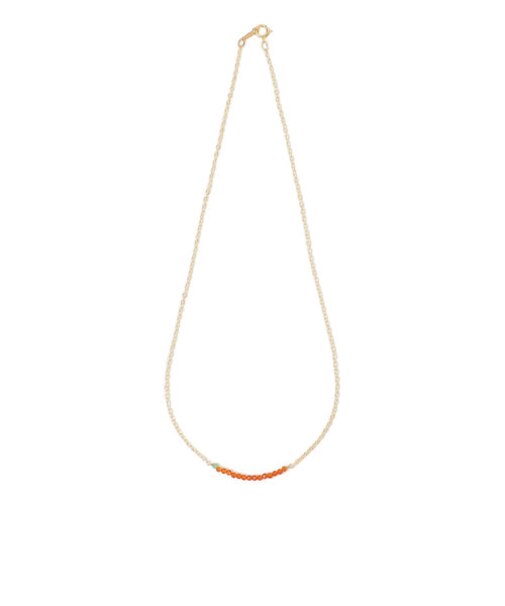 CONSOLER: オレンジ チェーン ネックレス
