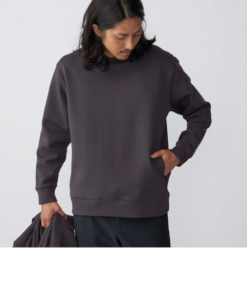 *SHIPS: ハイゲージ ポンチ クルーネック プルオーバー カットソー