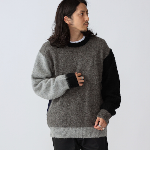 極美品 シップス SHIPS MANTECO シャギーチェックコート 黒 38 シャギーチェックコート（アウター）｜STRASBURGO OUTLET