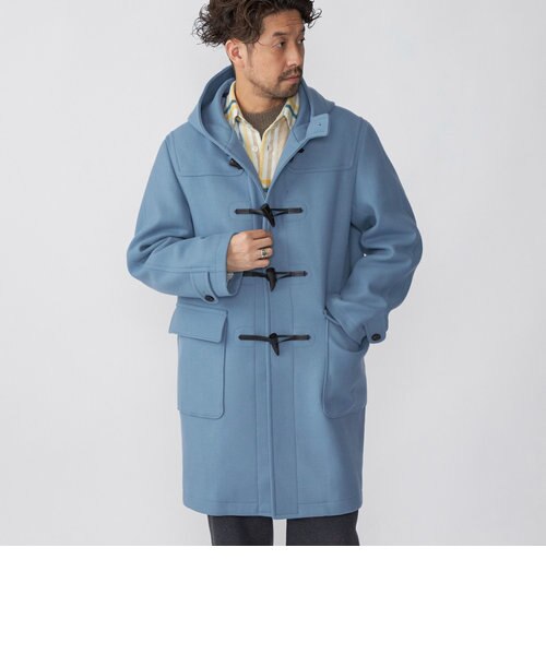 SHIPS: スーパー140'S メリノウール メルトン ダッフルコート 22FW