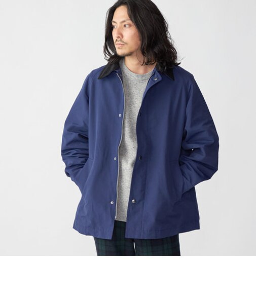 *SHIPS: 〈撥水〉 CORDURA(R) ナイロン混 ラグランスリーブ ハンティング ジャケット
