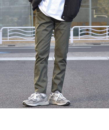 SHIPS any: スリム テーパード ストレッチ チノ パンツ◆