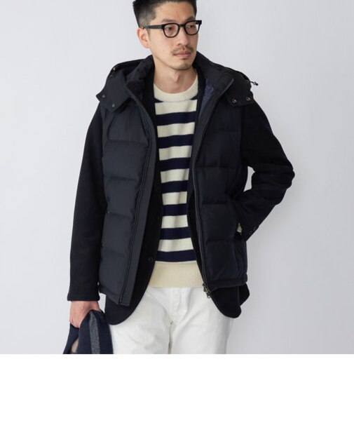 SHIPS: GOOSE DOWN ウール ダウンベスト 22FW
