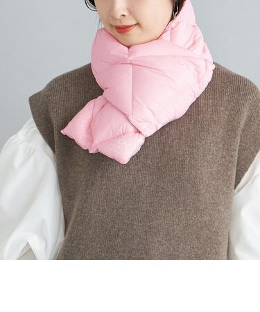 【SHIPS別注】〈手洗い可能〉TAION:2WAYダウンマフラー◇