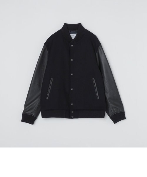 SHIPS: スーパー160'S メリノウール メルトン バーシティジャケット