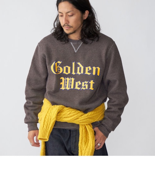 *【SHIPS別注】RUSSELL ATHLETIC: カレッジロゴ/アニマル プリント スウェット (トレーナー)