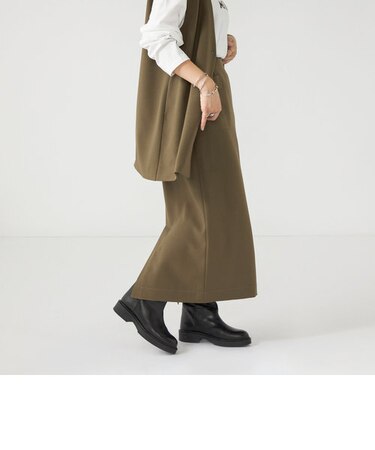 SHIPS any: 〈ウォッシャブル〉フロント ポケット Ｉライン スカート