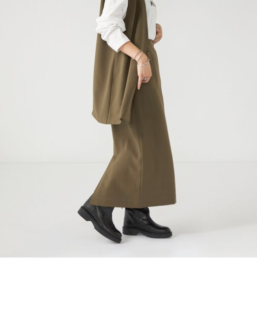 SHIPS any: 〈ウォッシャブル〉フロント ポケット Ｉライン スカート