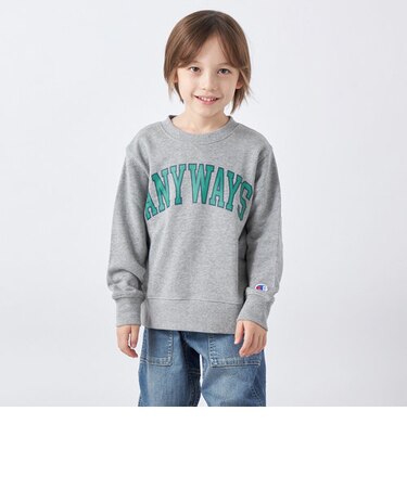 【SHIPS any別注】Champion: エニィ プリント スウェット<KIDS>◇