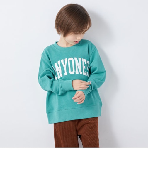 【SHIPS any別注】Champion: エニィ プリント スウェット<KIDS>◇