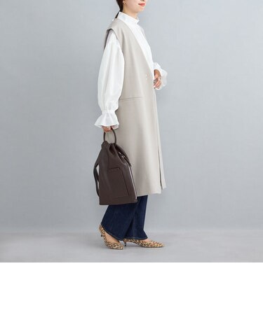 ツイルロングジレ◇