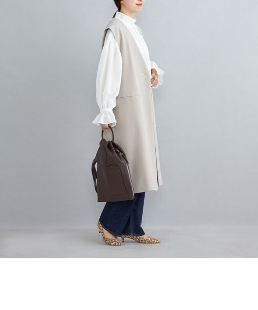 ツイルロングジレ◇