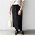 SHIPS any: ジャージメルトン フロントボタン ストレート スカート