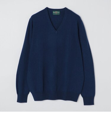 ALAN PAINE: 12ゲージ カシミヤ Vネックニット