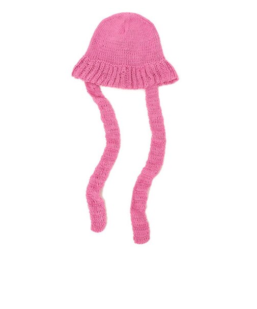 C -cie-: フラッフィー リブ ニット リボン ハット