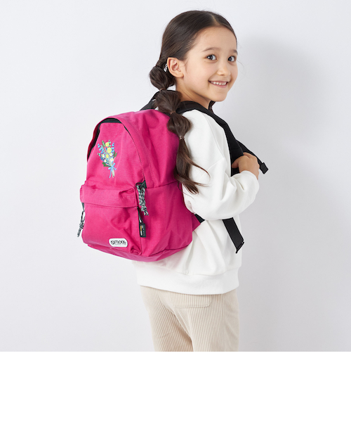 【OUTDOOR PRODUCTS】 ピンク pink 差し色　リュック OUTDOOR PRODUCTS ハートブロッサム柄 キッズ リュック