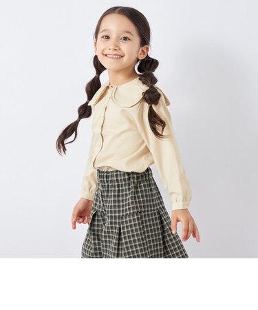 SHIPS any: ビックカラー ブラウス<KIDS>