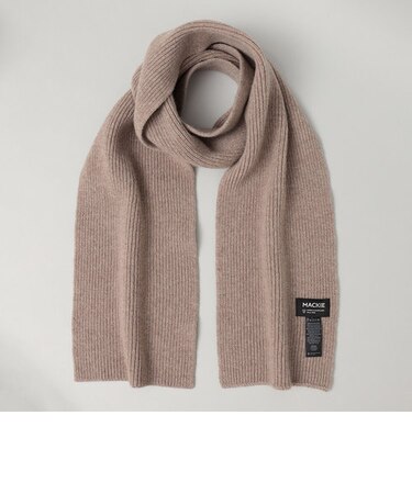 ROBERT MACKIE: リブ ニット マフラー