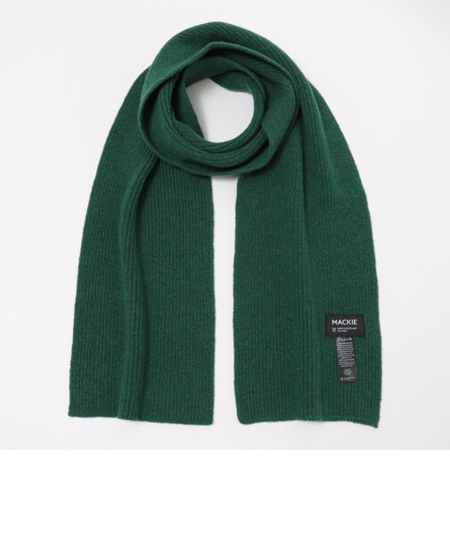 ROBERT MACKIE: リブ ニット マフラー