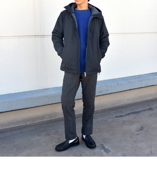 SHIPS any: ＜ウール混トロピカル＞ ユーティリティー ZIPポケット 中綿 マウンテンパーカー 22FW◇