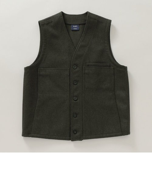 SHIPS STANDARD: ウール/カシミヤ オーバーベスト｜シップスの通販