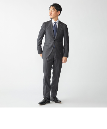 SHIPS: LORO PIANA FABRIC オーストラリス 無地 S3B スーツ