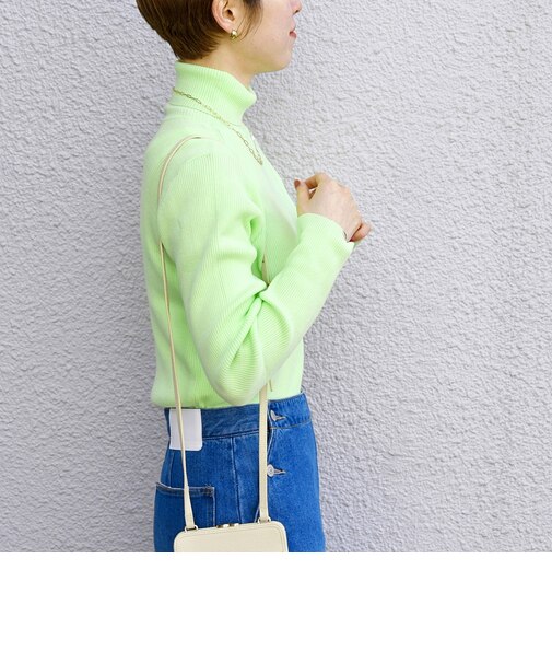 SHIPS any:〈手洗い可能〉デリケート リブ タートルネック ニット プルオーバー