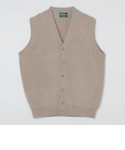 ALANPAINE:ジーロングウール 12ゲージ ニット ベスト