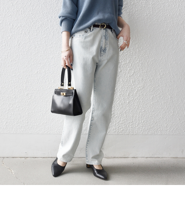 《一部予約》SHIPS any: ハイライズ デニムパンツ［SHIPS any DENIM］