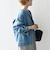 SHIPS any: ノーカラー デニム ブルゾン［SHIPS any DENIM］