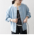 SHIPS any: ノーカラー デニム ブルゾン［SHIPS any DENIM］