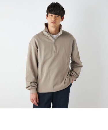 SHIPS any: ハーフジップ スウェット◇