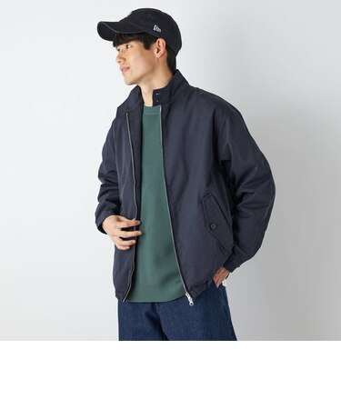 【SHIPS any別注】Bollington: ドッグイヤー ジップ ブルゾン◇