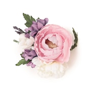 カラーフラワーコサージュ