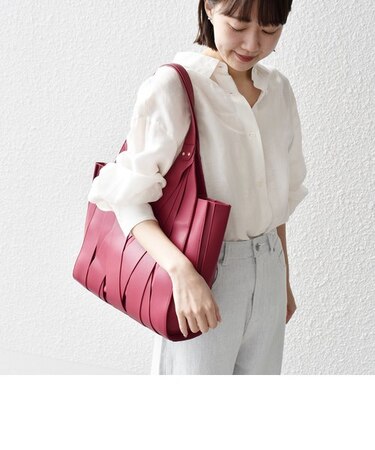 * クロス メッシュ ミディ トート 24SS ◇