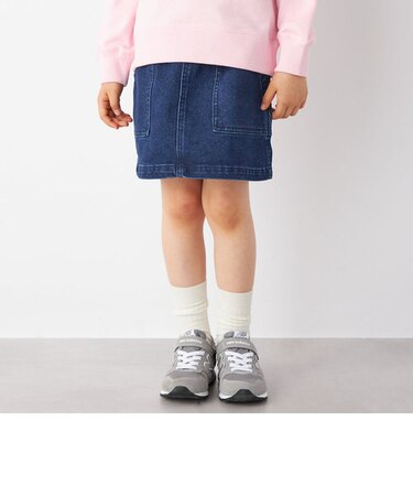 【SHIPS any別注】ROKX:〈ストレッチ〉デニム マウンテンスカート<KIDS>◇