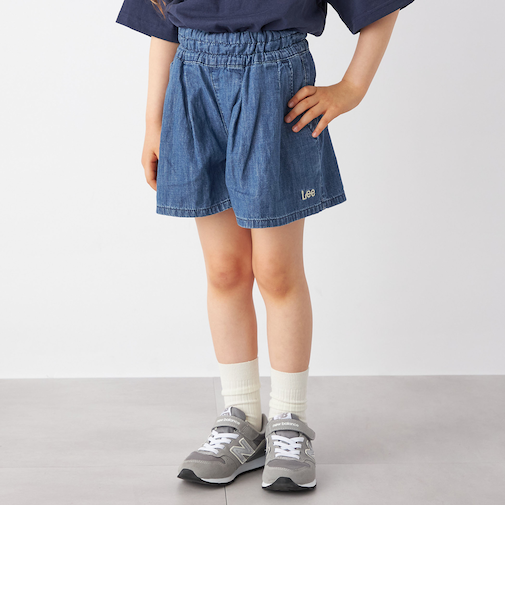 Lee:ライト デニム キュロット <KIDS>◇