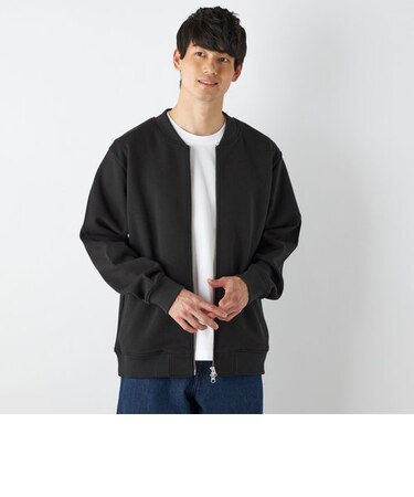 SHIPS any: 〈洗濯機可能〉ポンチ ジップ ブルゾン◇