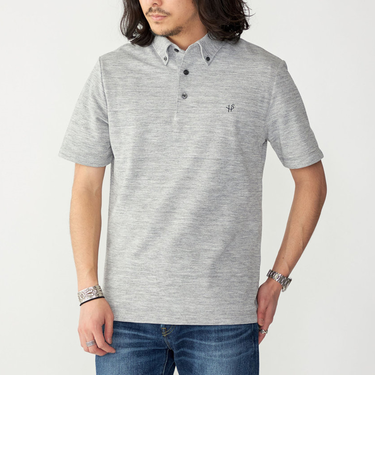 【WEB限定】SHIPS: 吸水速乾・UVケア Drymix(R)ワンポイントロゴ ボタンダウン ポロシャツ