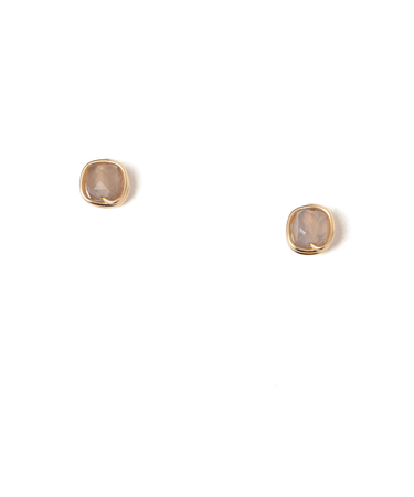 【WEB限定】CONSOLER: ワイヤー フレーム ストーン ピアス