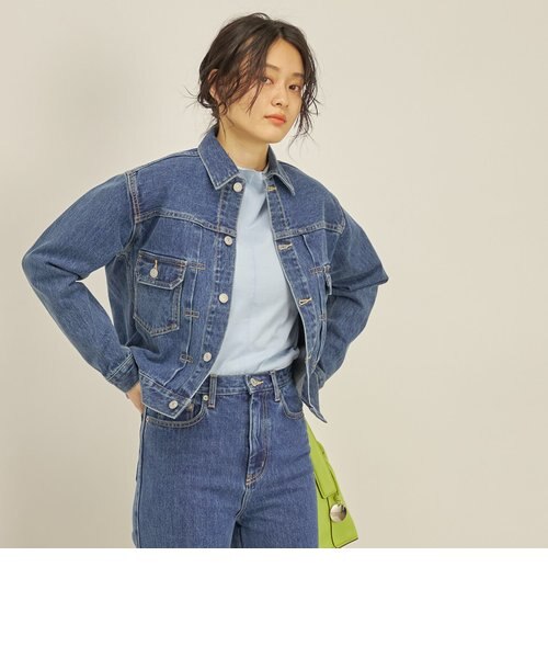 BIT BLUE 2WAYデニムジャケット ASKA WADA × BIT BLUE 〈手洗い可能〉デニム ジャケット｜シップスの
