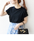 《一部追加予約》SHIPS any:〈抗菌防臭/洗濯機可能〉USAコットン フレンチスリーブ TEE